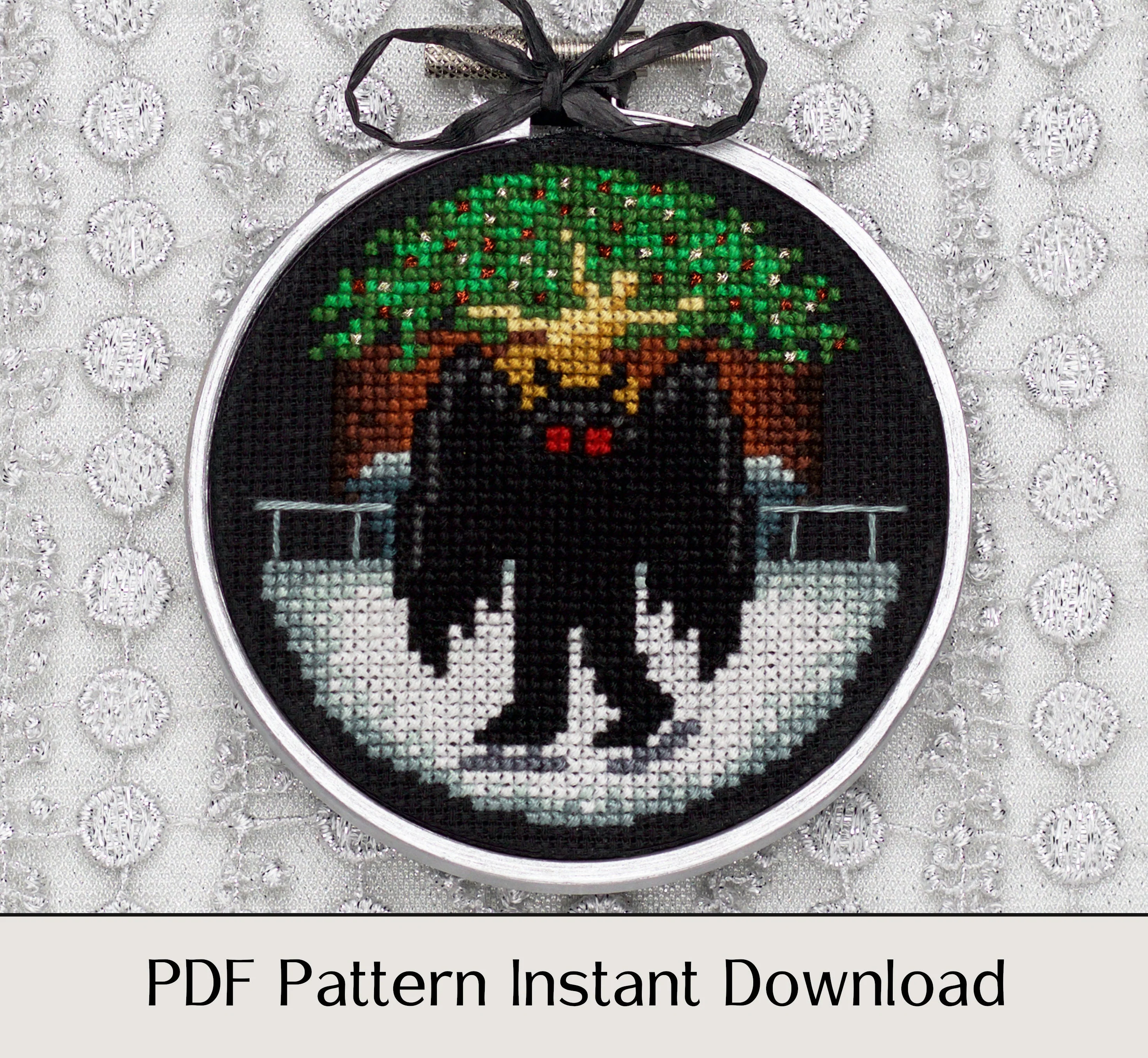 Cryptid Christmas - Digital PDF Cross Stitch Pattern - Image 5